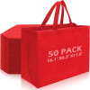 Reusable Tote Bag with Handles Bulk Extra Large Non Woven Shopping Bags for Boutiques Retail Store