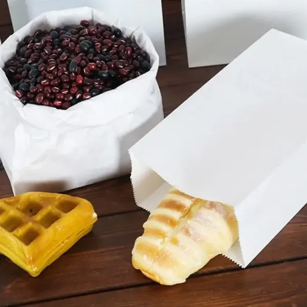 SOS White Kraft Paper Bags