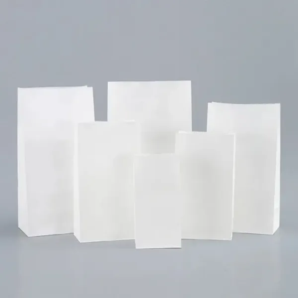 SOS White Kraft Paper Bags